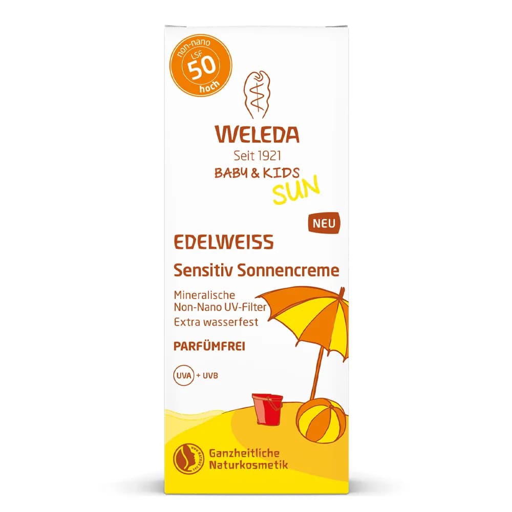 Крем солнцезащитный Эдельвейс SPF50 Weleda 50мл 00755600 фото 3 Крем солнцезащитный Эдельвейс SPF50 Weleda 50мл 00755600 фото 3