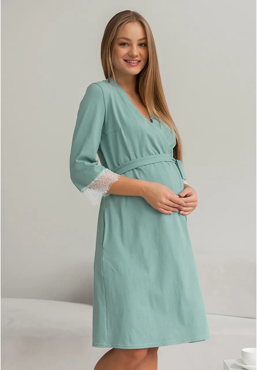 Халат для беременных S-XL Юла мама SATI NW-4.8.1 фото 2 Халат для беременных S-XL Юла мама SATI NW-4.8.1 фото 2
