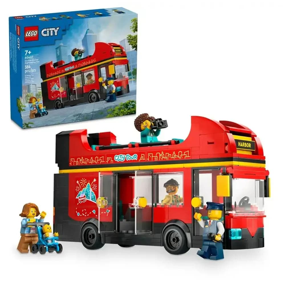 Конструктор Lego City Красный двухэтажный автобус 384дет 60407 фото 2
