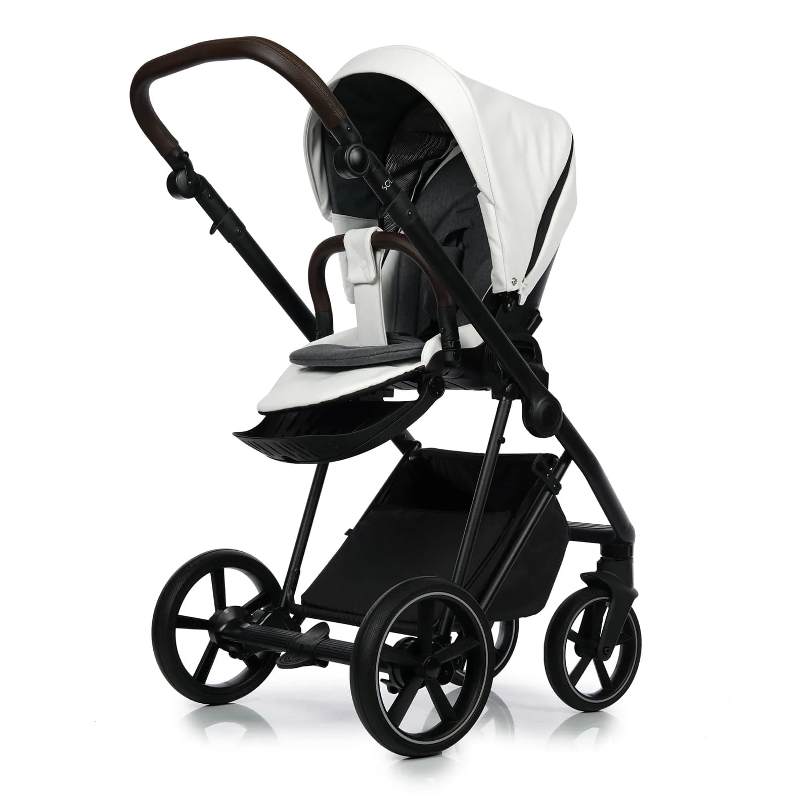 Коляска універсальна 2в1 Roan Ivi ECO R-IE-WE White фото 3 Коляска універсальна 2в1 Roan Ivi ECO R-IE-WE White фото 3