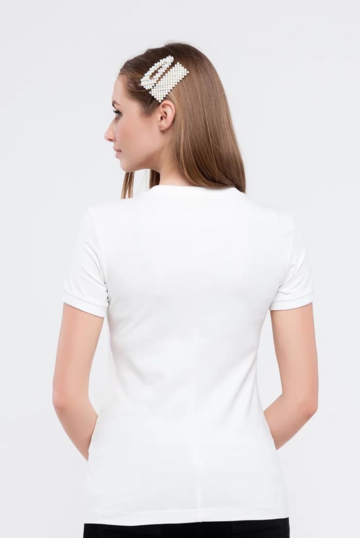 Футболка для беременных и кормления S-XL Юла мама MARGO NR-10.015 -молочный фото 4 Футболка для беременных и кормления S-XL Юла мама MARGO NR-10.015 -молочный фото 4