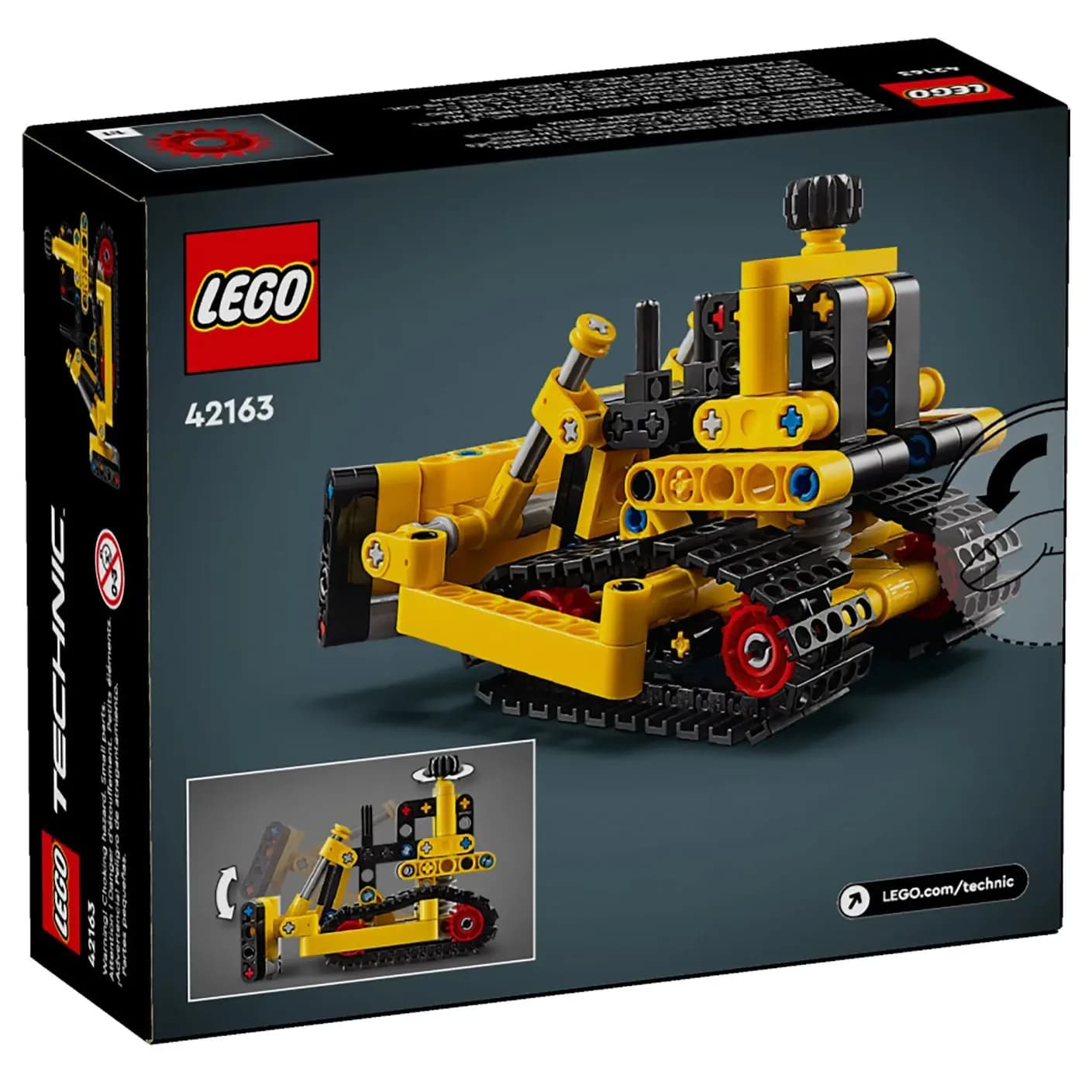 Конструктор Lego Technic Сверхмощный бульдозер 195дет 42163 фото 8 Конструктор Lego Technic Сверхмощный бульдозер 195дет 42163 фото 8