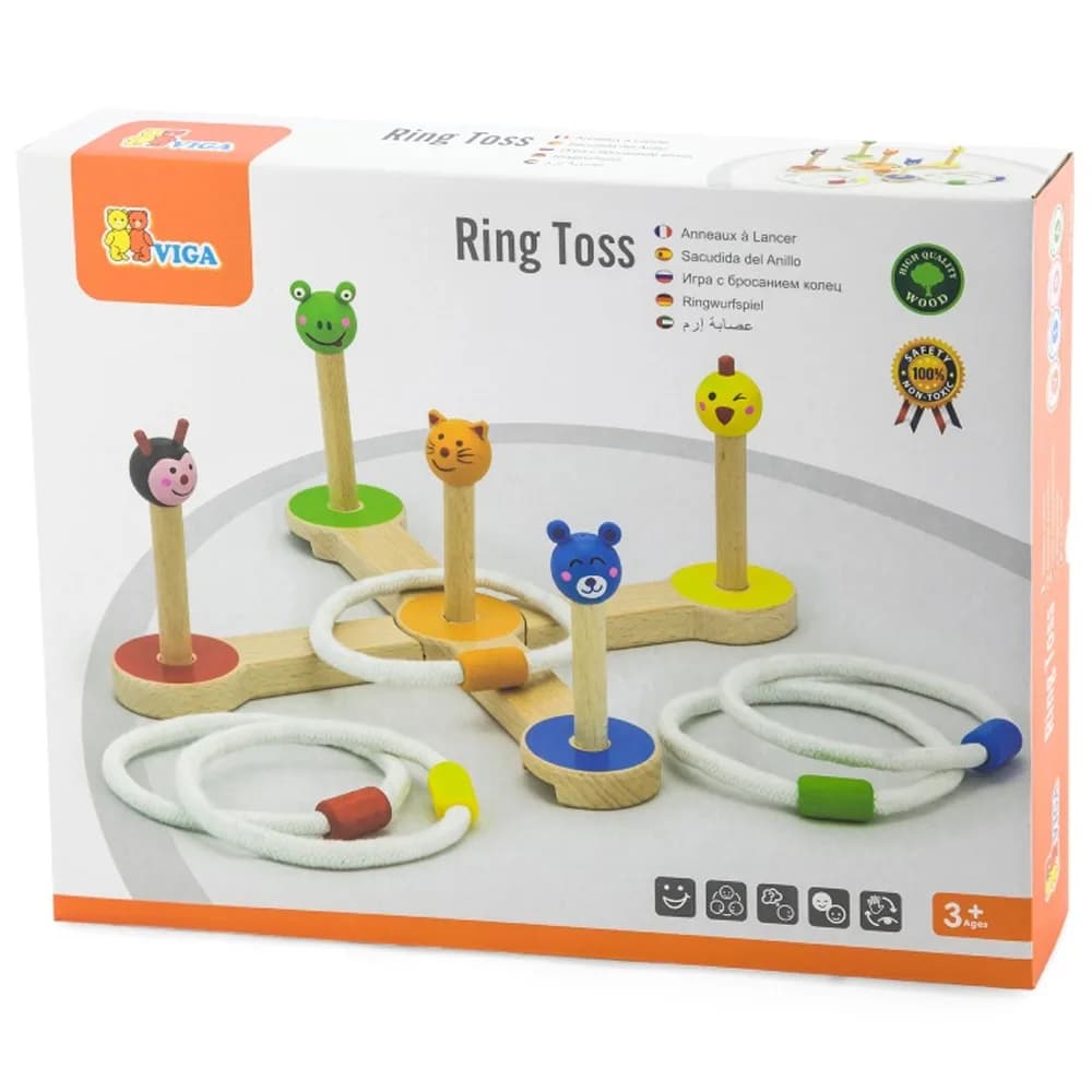 Кольцеброс деревянный Viga Toys 50174 фото 2 Кольцеброс деревянный Viga Toys 50174 фото 2