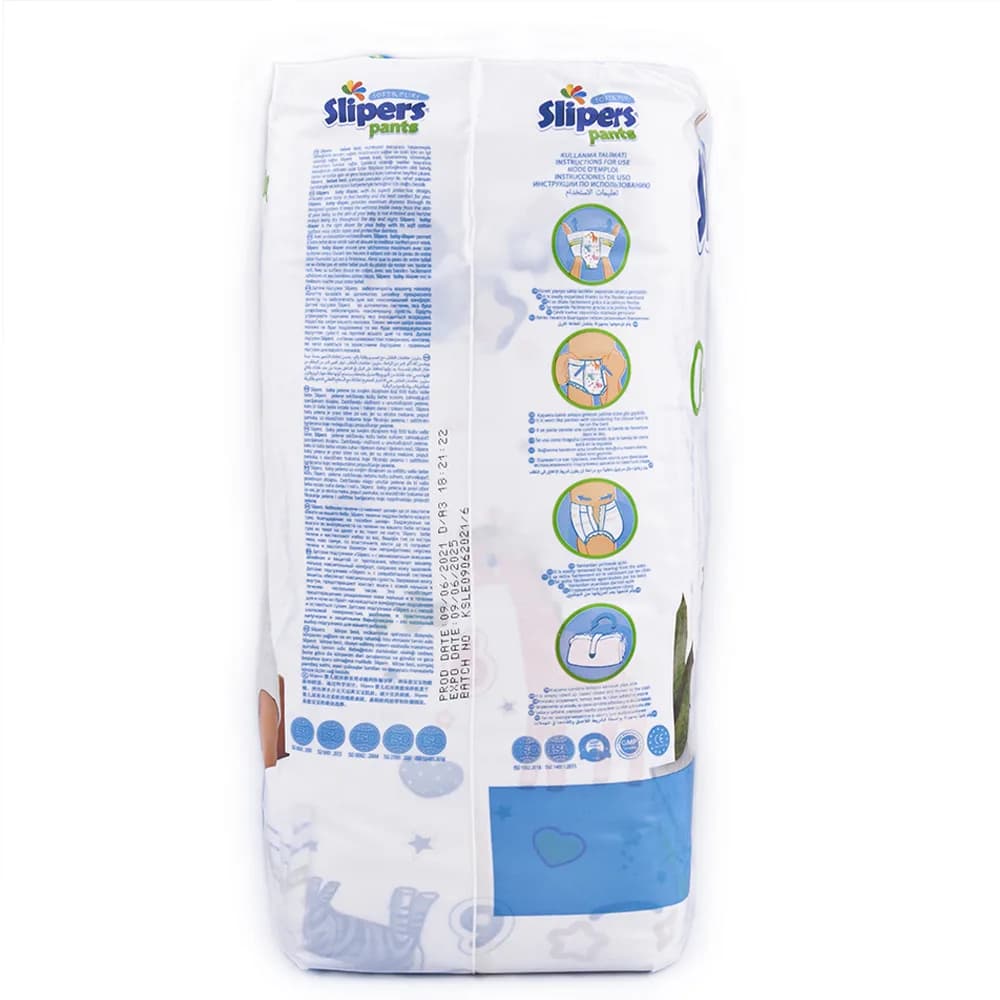 Подгузники-трусики Slipers Pants 6 XXL (11-25кг) 20шт PA-206 фото 4 Подгузники-трусики Slipers Pants 6 XXL (11-25кг) 20шт PA-206 фото 4