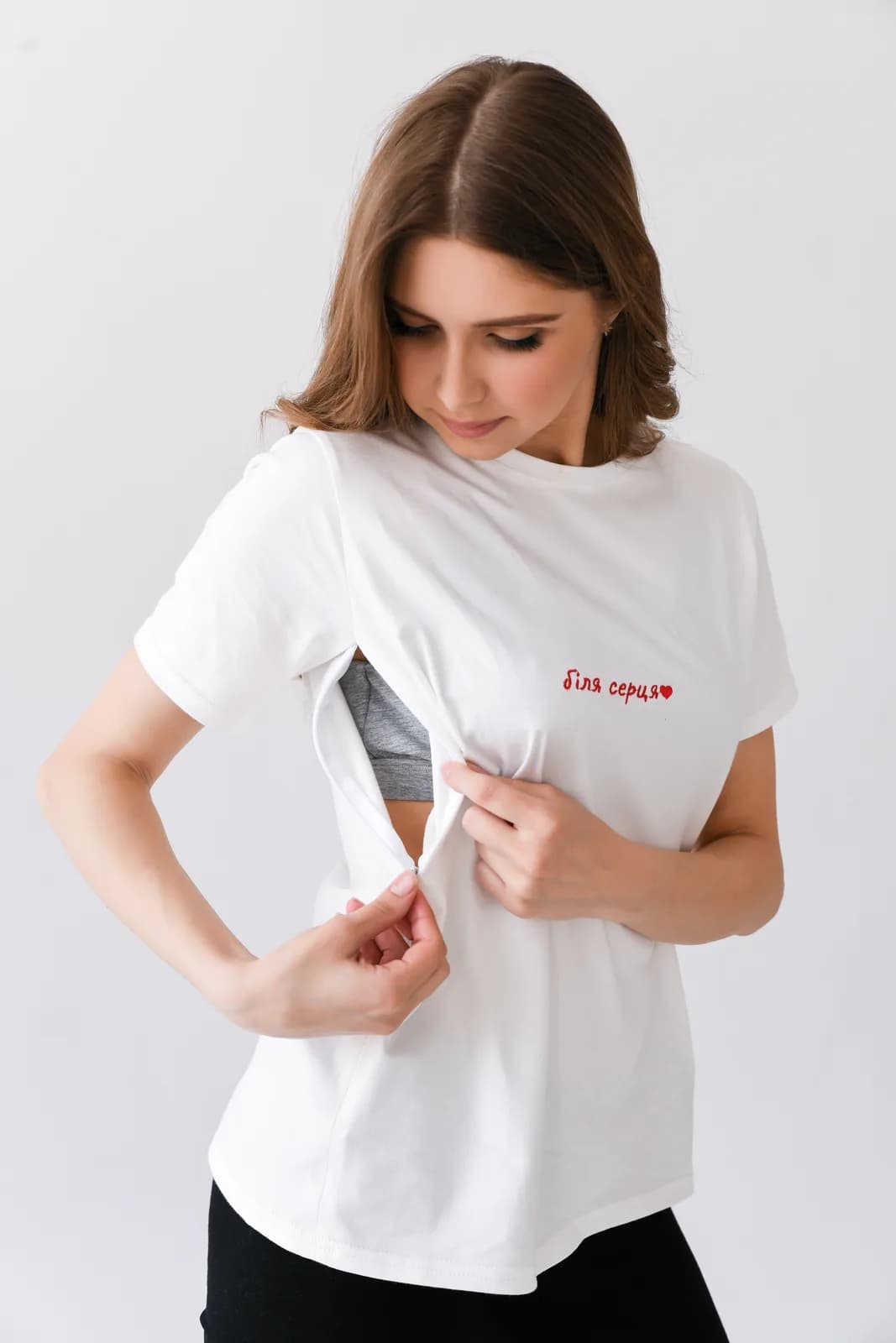 Футболка для годування S-XL Мамин Дім 24302 фото 3 Футболка для годування S-XL Мамин Дім 24302 фото 3