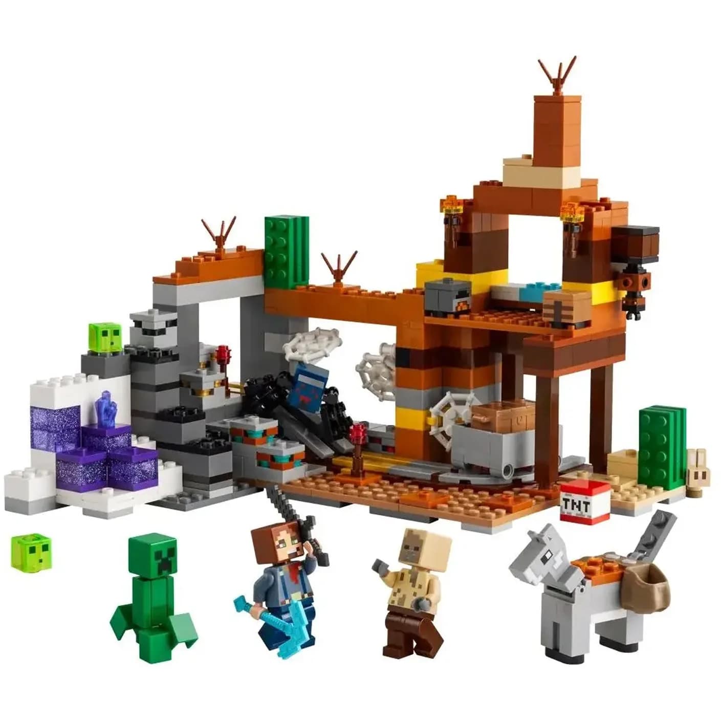 Конструктор Lego Minecraft Покинута шахта у безплідних землях 538дет 21263 фото 2 Конструктор Lego Minecraft Покинута шахта у безплідних землях 538дет 21263 фото 2
