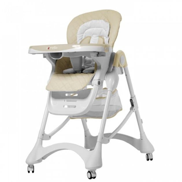 Стульчик для кормления CARRELLO Caramel CRL-9501/3 Cream Beige Стульчик для кормления CARRELLO Caramel CRL-9501/3 Cream Beige