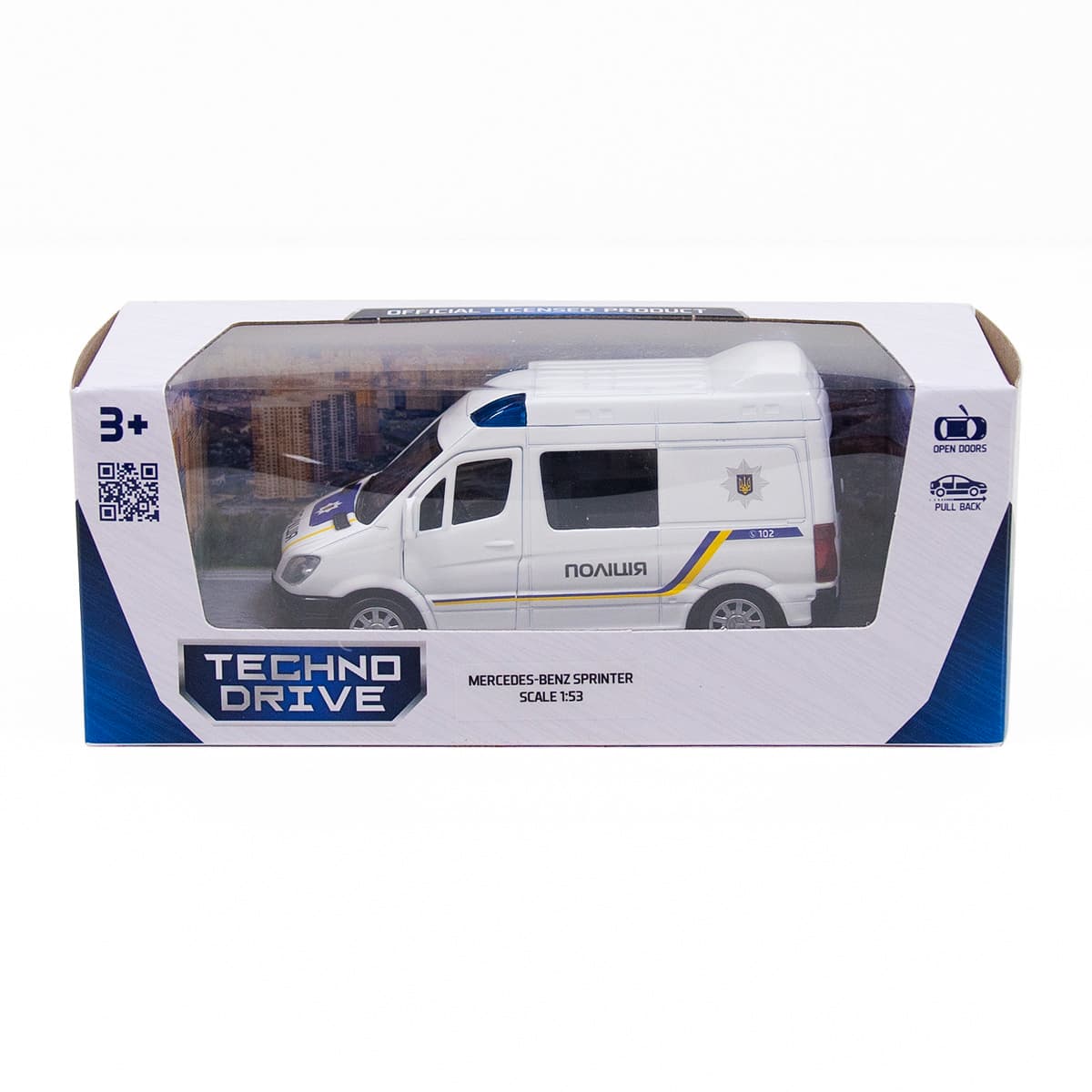 Машина Techno Drive Mercedes-Benz Sprinter Поліція 250294