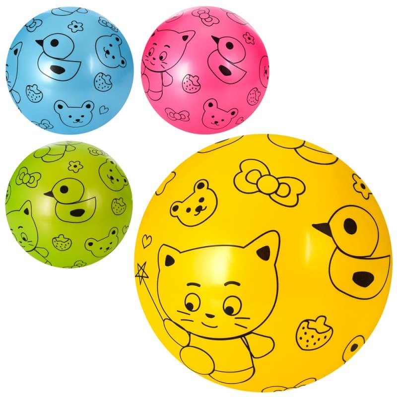М'яч 9" Baby Toys MS 3517 М'яч 9" Baby Toys MS 3517