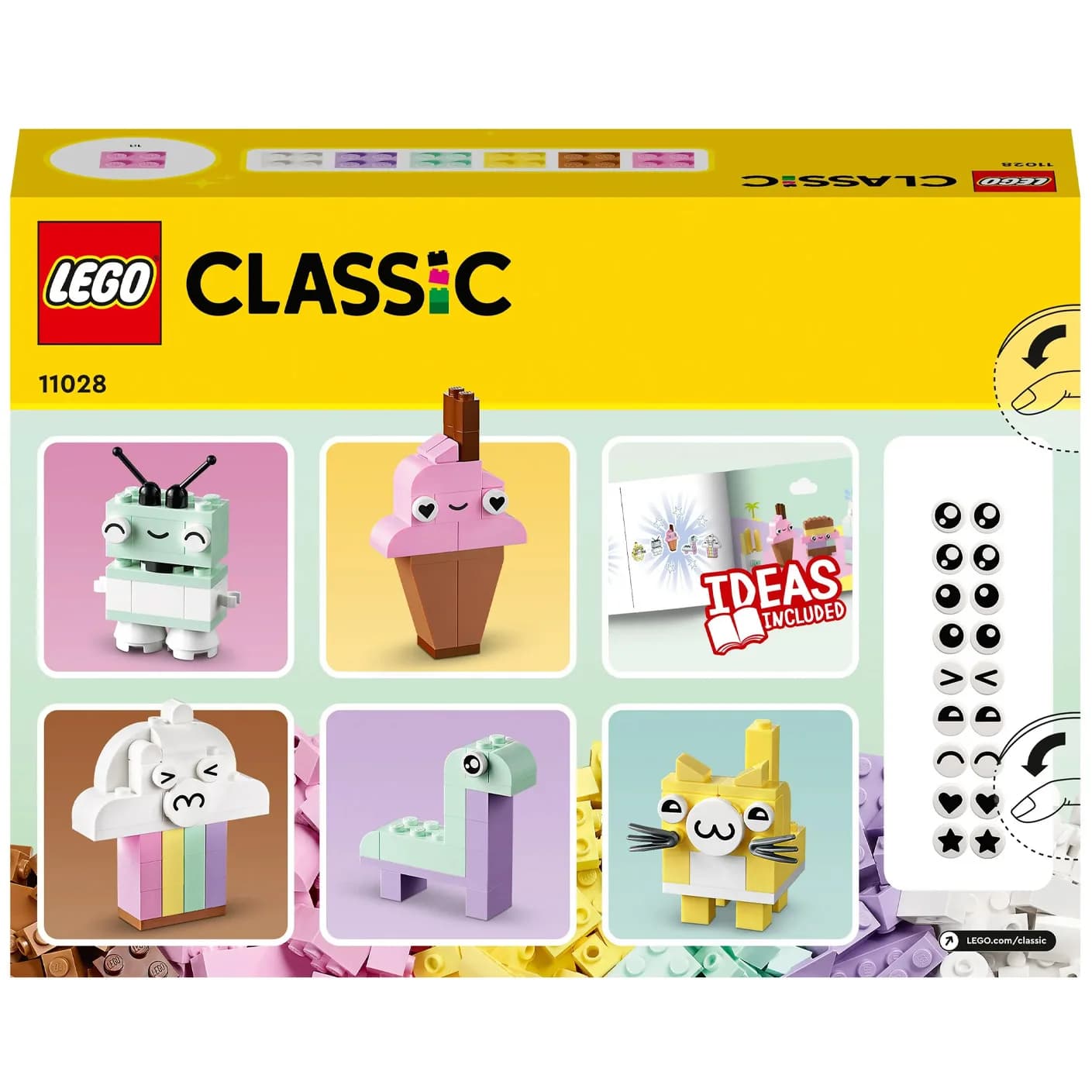 Конструктор Lego Classic Творчі пастельні веселощі 333дет 11028 фото 6 Конструктор Lego Classic Творчі пастельні веселощі 333дет 11028 фото 6