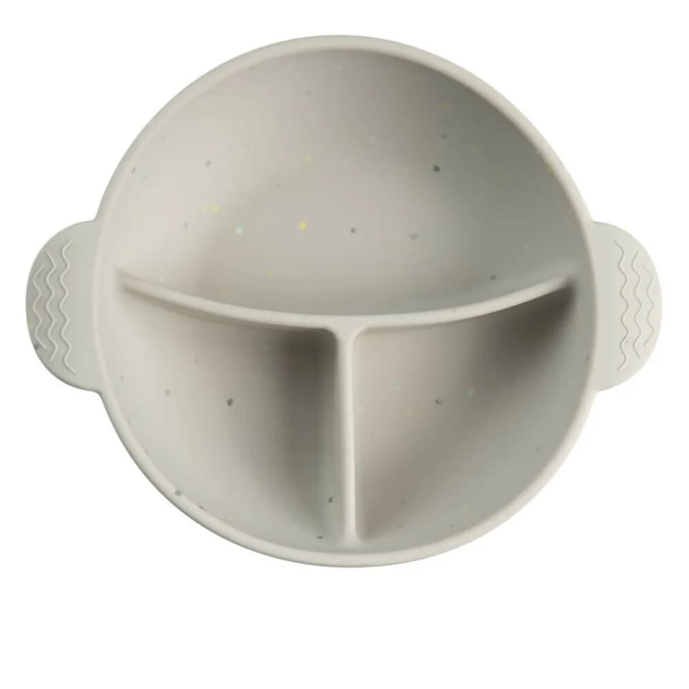 Тарілка силіконова з присоском Canpol 51/403_grey фото 2 Тарілка силіконова з присоском Canpol 51/403_grey фото 2