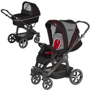 Коляска универсальная 2в1 Hartan Racer GT 259040821 Black/Red