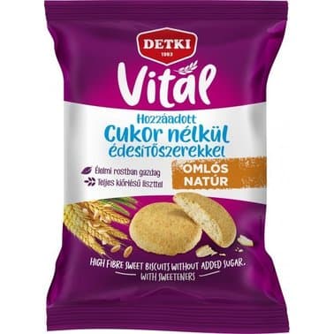 Печиво Detki Vital з клітковиною 200г 1189018 Печиво Detki Vital з клітковиною 200г 1189018