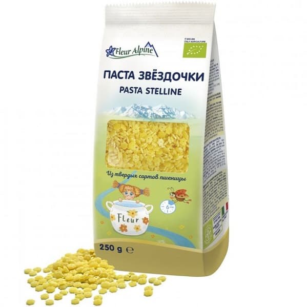 Макароны органические Звездочки Fleur Alpine 250г 1584003 Макароны органические Звездочки Fleur Alpine 250г 1584003