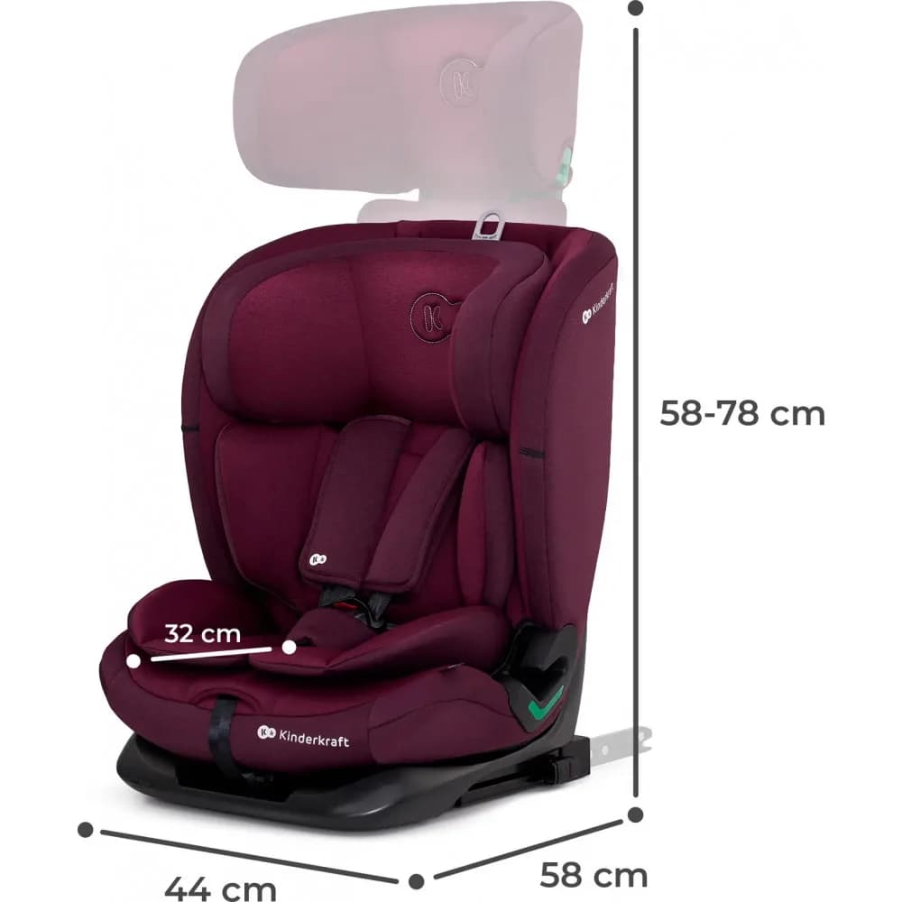 Автокрісло Kinderkraft Oneto3 i-Size Cherry Pearl KCONE300RED0000 фото 4