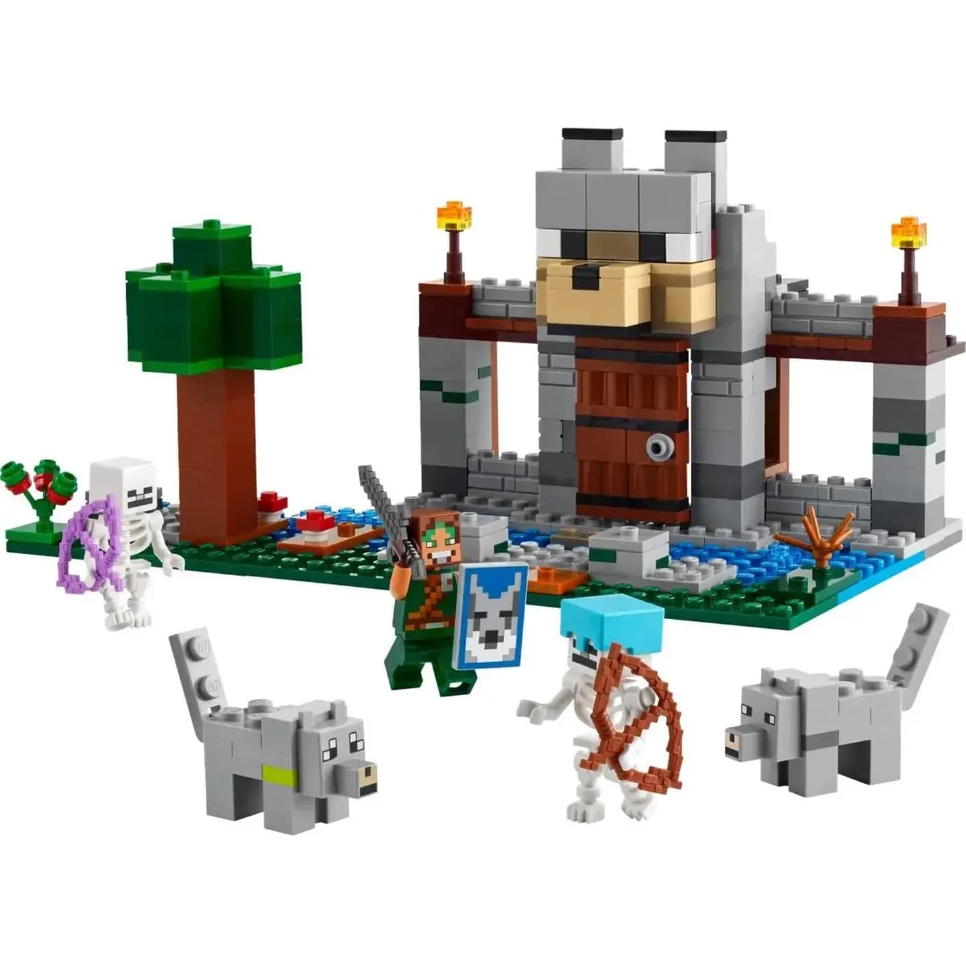Конструктор Lego Minecraft Вовк із Цитаделі 312дет 21261 фото 2 Конструктор Lego Minecraft Вовк із Цитаделі 312дет 21261 фото 2