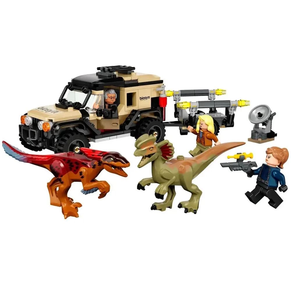 Конструктор Lego Jurassic World Перевезення пірораптора та дилофозавра 254дет 76951 фото 2 Конструктор Lego Jurassic World Перевезення пірораптора та дилофозавра 254дет 76951 фото 2