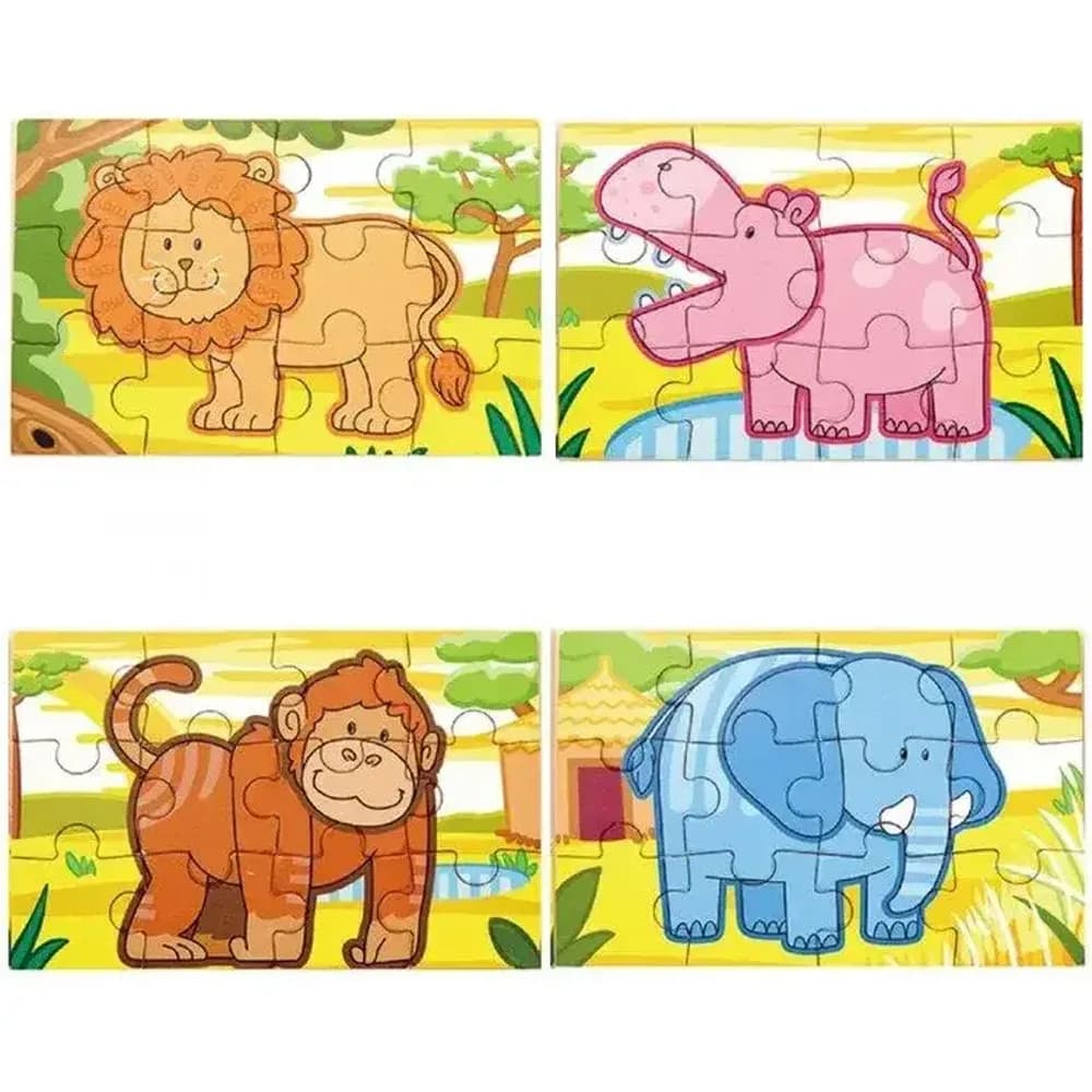 Пазл деревянный Viga Toys Джунгли 50068 фото 3