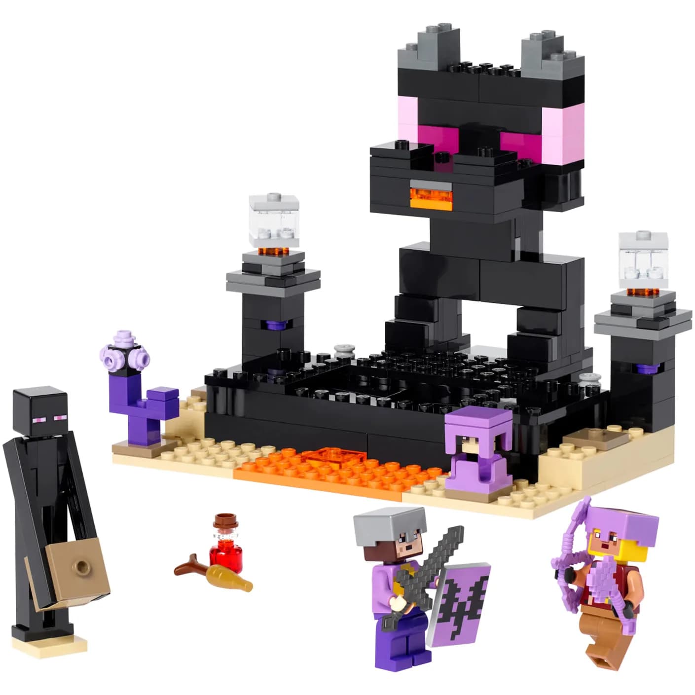 Конструктор Lego Minecraft Конечная арена 252дет 21242 фото 2 Конструктор Lego Minecraft Конечная арена 252дет 21242 фото 2