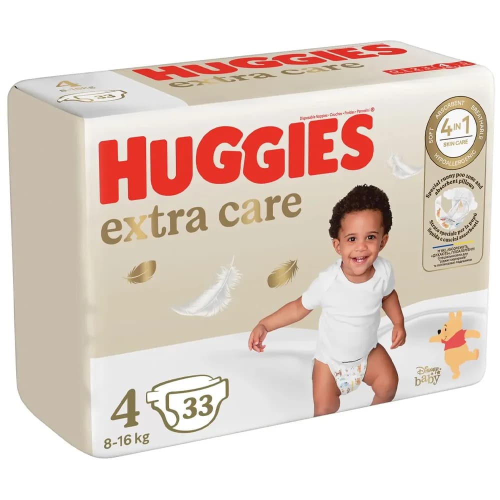 Подгузники Huggies Extra Care (4) 33шт 535831 фото 2 Подгузники Huggies Extra Care (4) 33шт 535831 фото 2