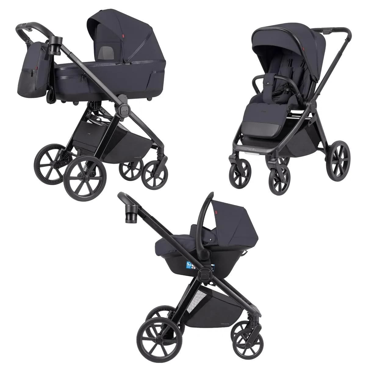 Коляска универсальная 3в1 Carrello Omega + CRL-6545/1 Meteor Grey фото 3 Коляска универсальная 3в1 Carrello Omega + CRL-6545/1 Meteor Grey фото 3