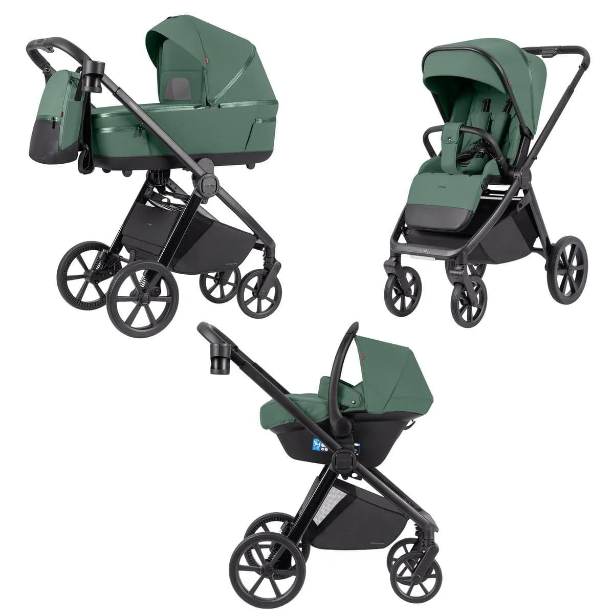Коляска универсальная 3в1 Carrello Omega + CRL-6545/1 Nova Green фото 3 Коляска универсальная 3в1 Carrello Omega + CRL-6545/1 Nova Green фото 3