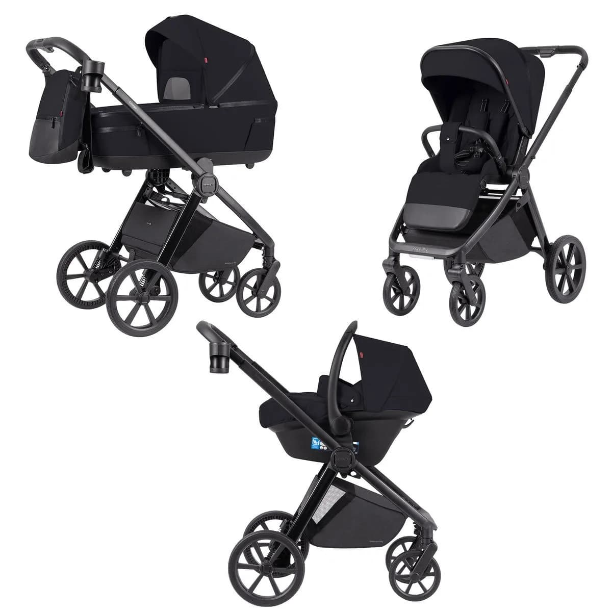 Коляска універсальна 3в1 Carrello Omega + CRL-6545/1 Cosmo Black фото 2 Коляска універсальна 3в1 Carrello Omega + CRL-6545/1 Cosmo Black фото 2