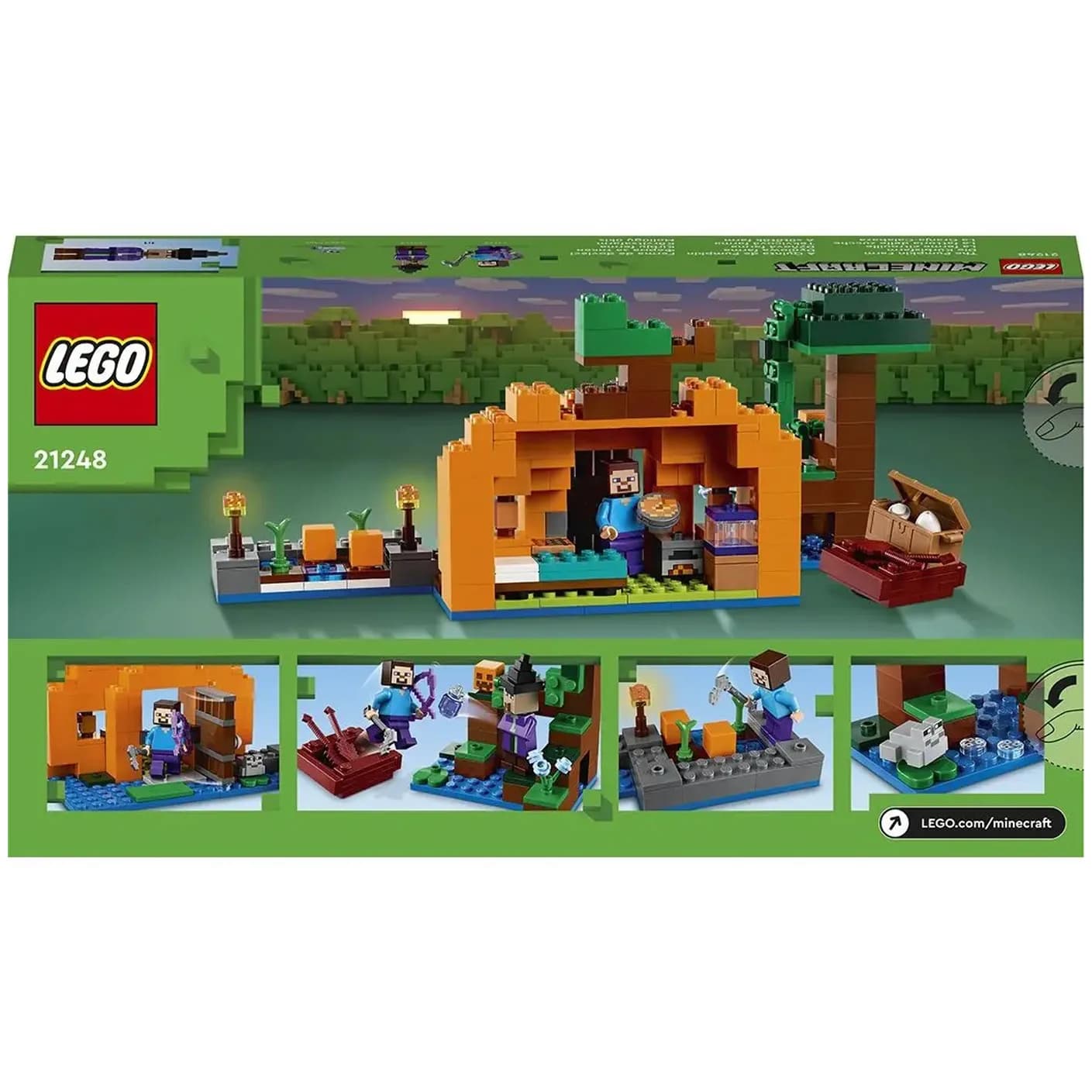 Конструктор Lego Minecraft Гарбузова ферма 257дет 21248 фото 9 Конструктор Lego Minecraft Гарбузова ферма 257дет 21248 фото 9