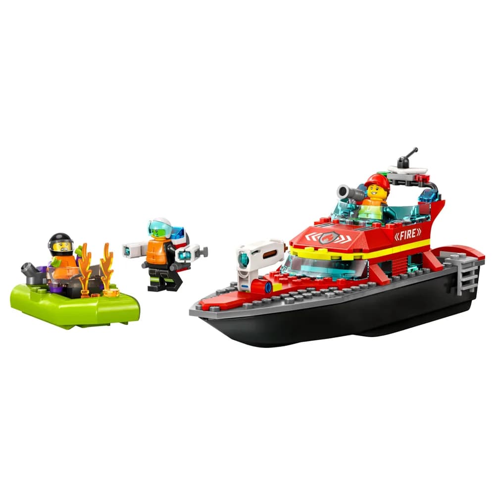 Конструктор LEGO City Лодка пожарной бригады 144дет 60373 фото 2 Конструктор LEGO City Лодка пожарной бригады 144дет 60373 фото 2