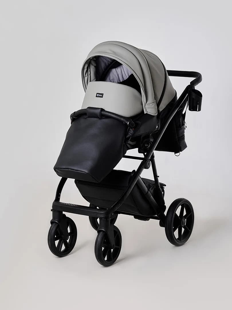 Коляска универсальная 2в1 Kidex M-Fly KMFLGB Light Grey Black фото 2 Коляска универсальная 2в1 Kidex M-Fly KMFLGB Light Grey Black фото 2