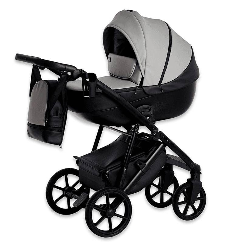 Коляска універсальна 2в1 Kidex M-Fly KMFLGB Light Grey Black