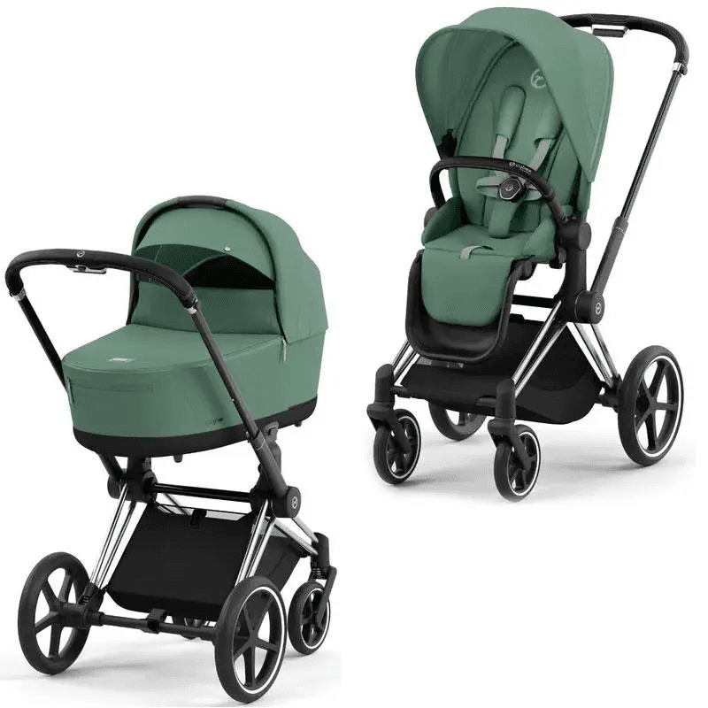 Коляска универсальная 2в1 Cybex Priam 4.0 Leaf Green/Chrome Black 523000839/5 Коляска универсальная 2в1 Cybex Priam 4.0 Leaf Green/Chrome Black 523000839/5