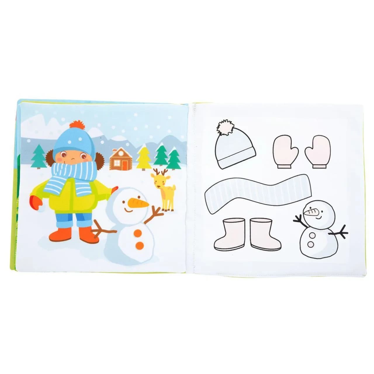 Книга-розмальовка м'яка Chicco Пори року 10631.00 фото 6 Книга-розмальовка м'яка Chicco Пори року 10631.00 фото 6