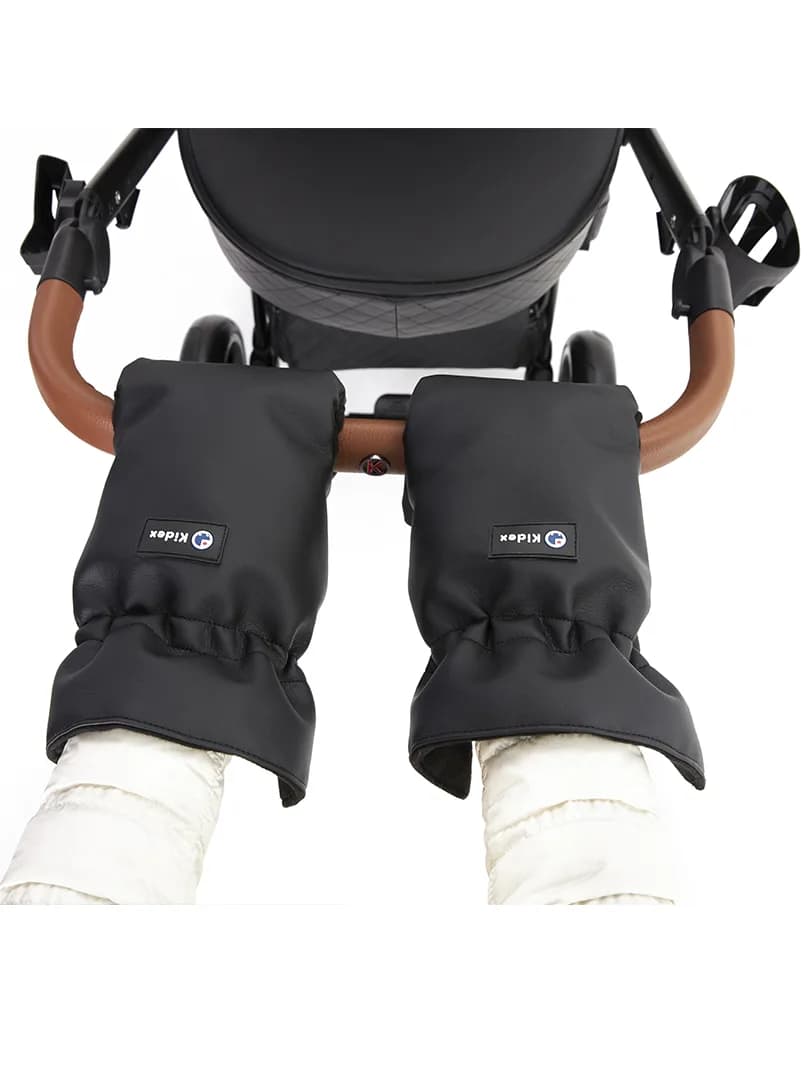 Муфты для рук Kidex black KDXA04 фото 2 Муфты для рук Kidex black KDXA04 фото 2