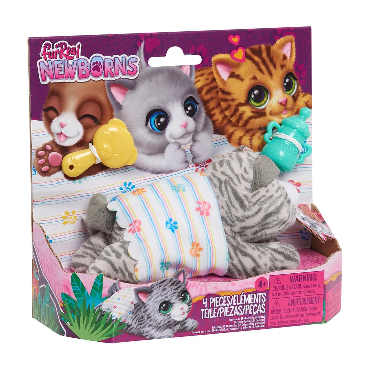 Игрушка интерактивная FurReal Newborns Котенок 28073 фото 2 Игрушка интерактивная FurReal Newborns Котенок 28073 фото 2