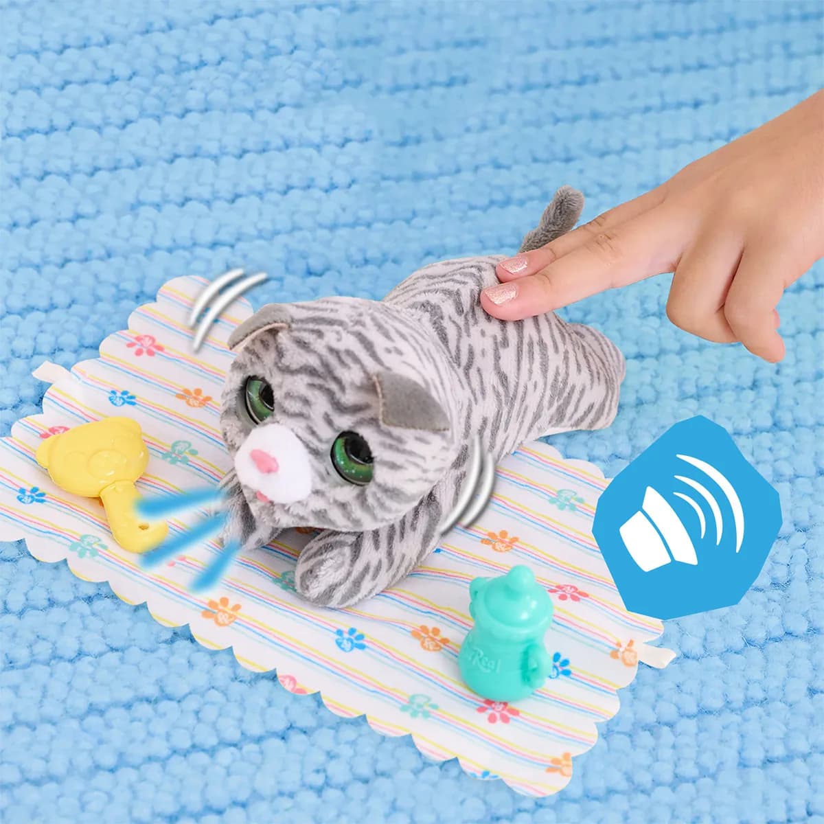Игрушка интерактивная FurReal Newborns Котенок 28073 фото 6 Игрушка интерактивная FurReal Newborns Котенок 28073 фото 6
