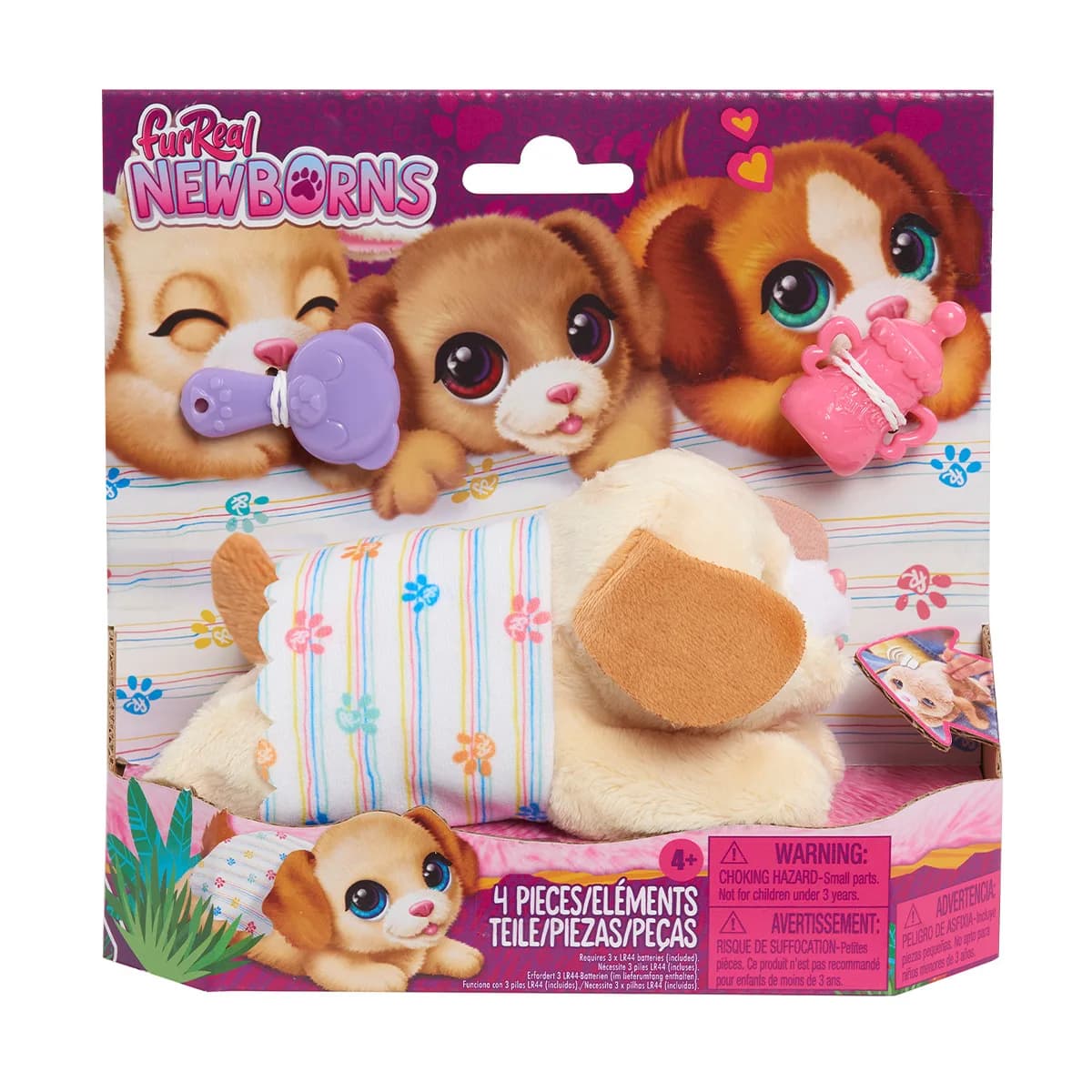 Игрушка интерактивная FurReal Newborns Щенок 28074 фото 3