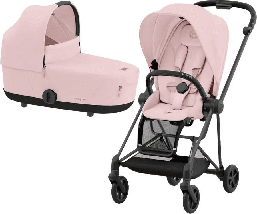 Коляска універсальна 2в1 Cybex Mios 4.0 Peach Pink/Matt Black 523000945/1