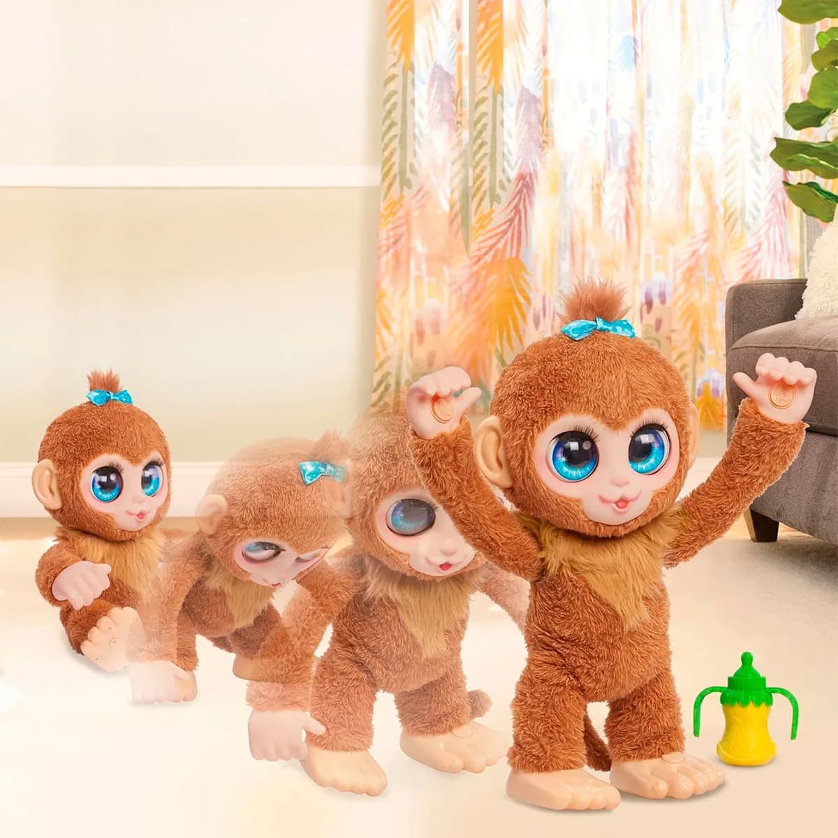 Игрушка интерактивная FurReal Озорная обезьянка Арахис 28113 фото 6 Игрушка интерактивная FurReal Озорная обезьянка Арахис 28113 фото 6