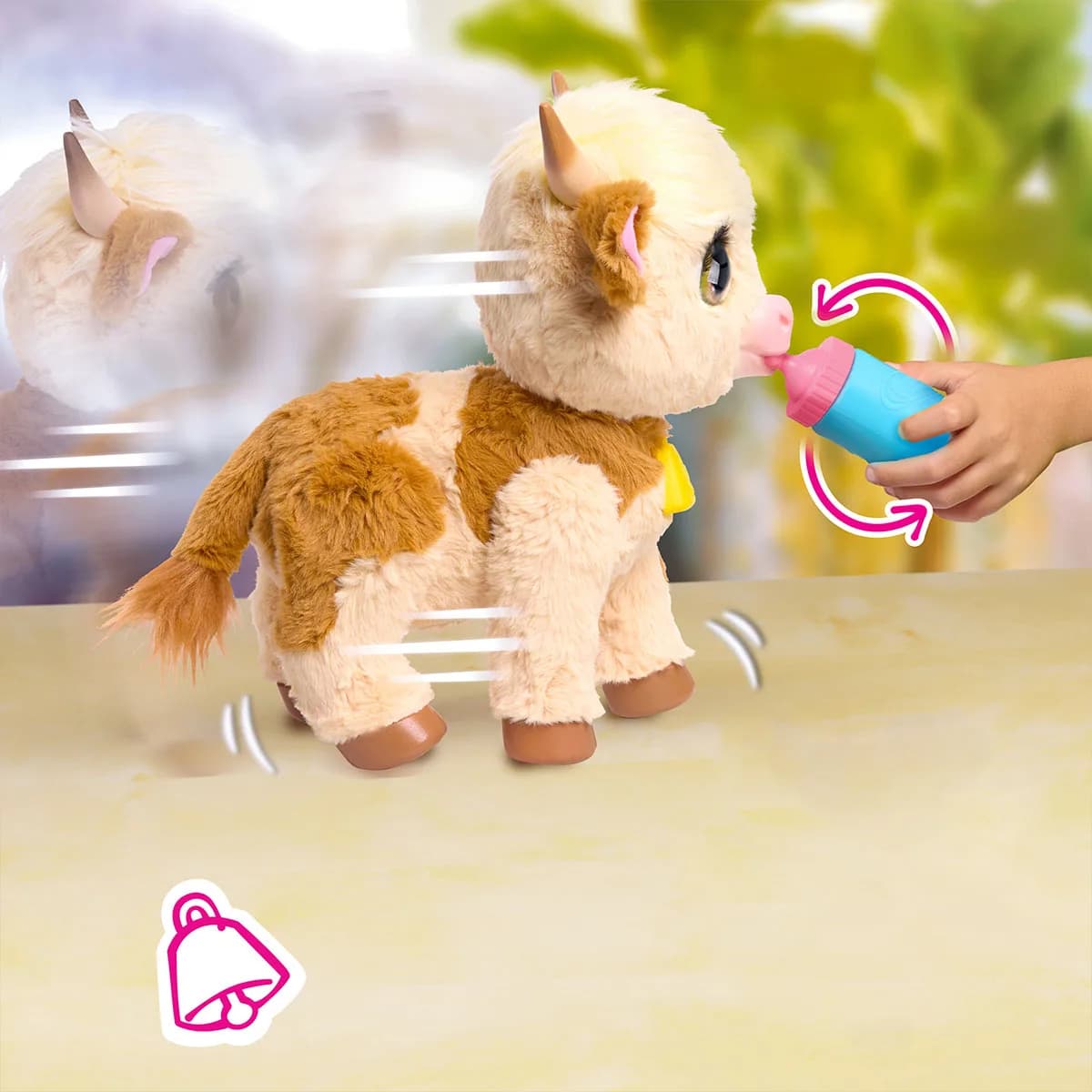 Іграшка інтерактивна FurReal Корівка Меггі 28158 фото 6 Іграшка інтерактивна FurReal Корівка Меггі 28158 фото 6