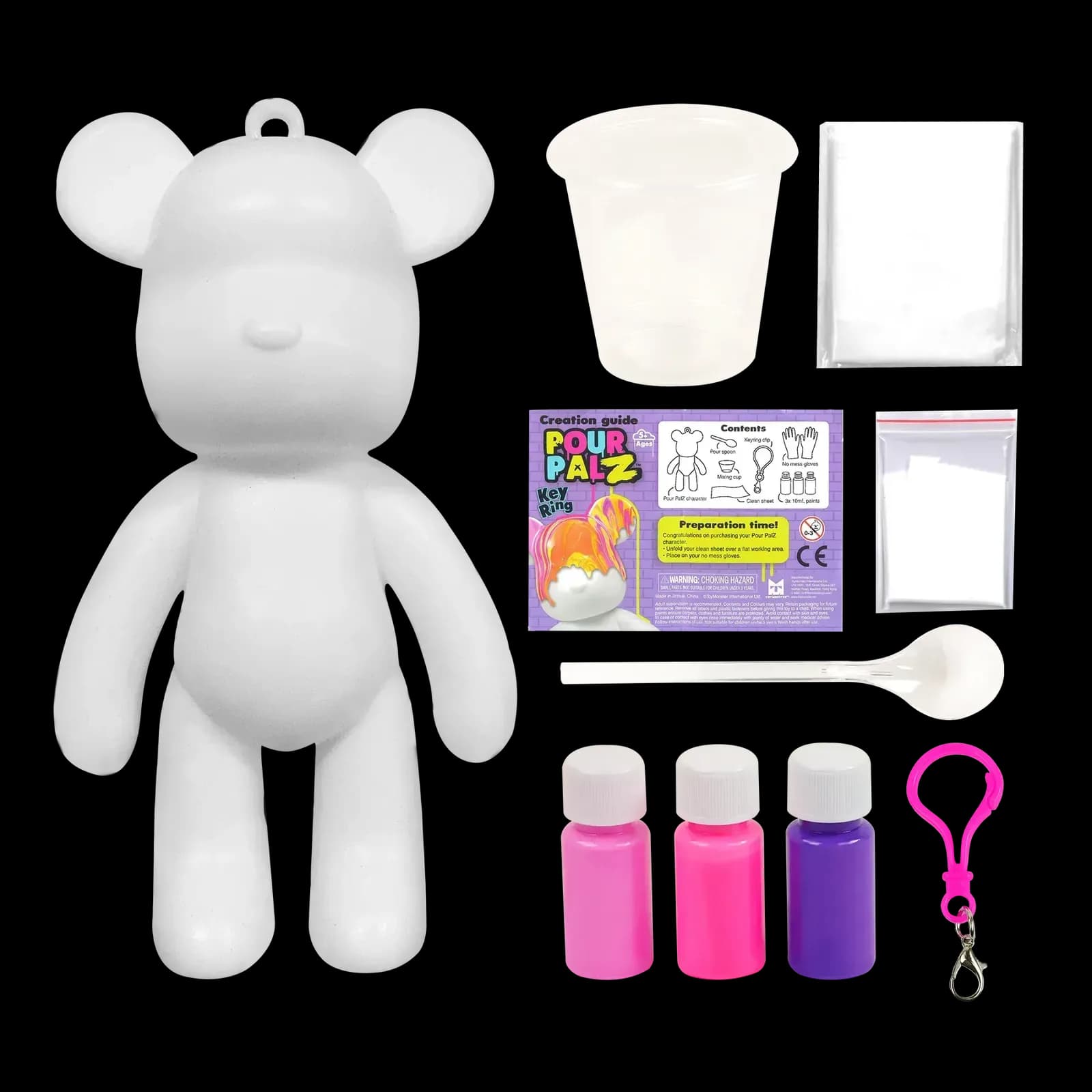 Набір для творчості ToyMonster Брелок Ведмедик GS-G08162 фото 13 Набір для творчості ToyMonster Брелок Ведмедик GS-G08162 фото 13