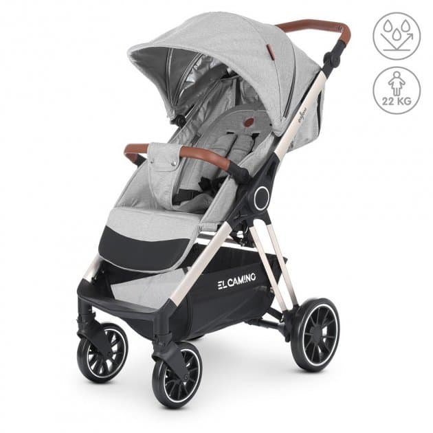 Коляска прогулочная El Camino Gallant v.2 ME 1071-1 Cloud Gray Коляска прогулочная El Camino Gallant v.2 ME 1071-1 Cloud Gray