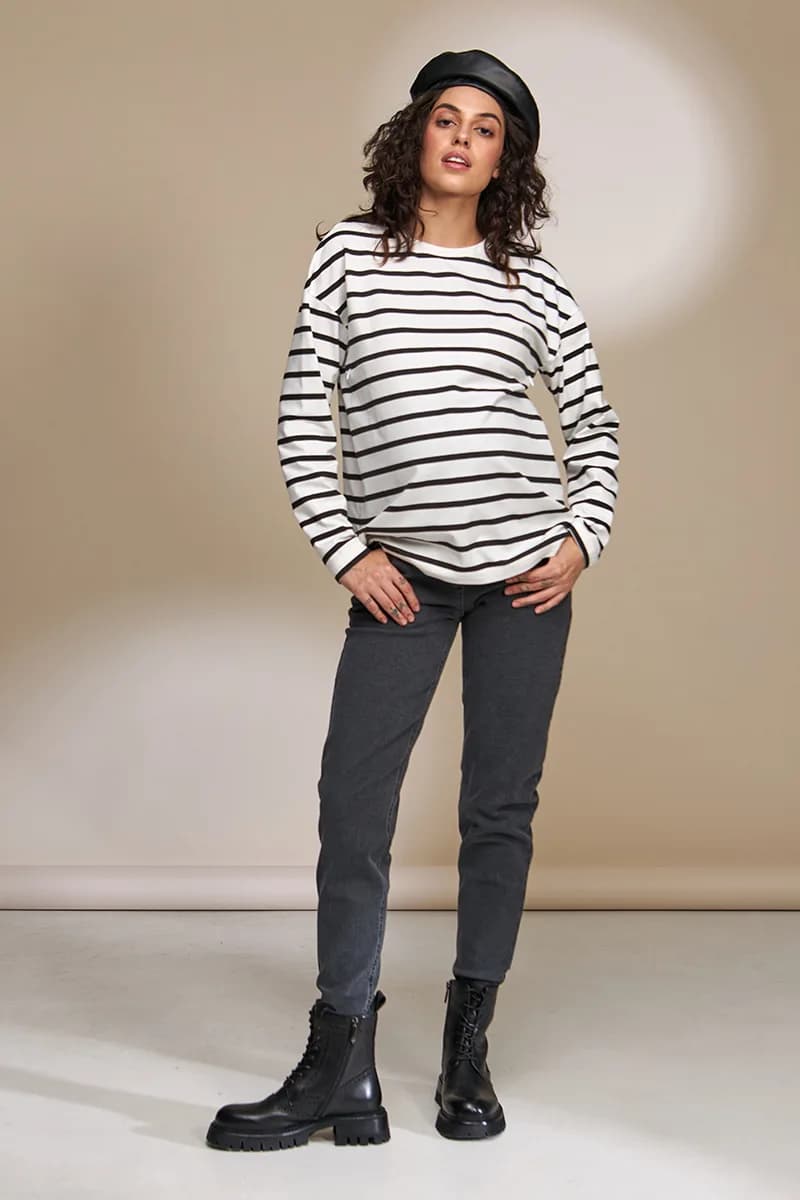 Джинси для вагітних S-XL Юла мама IVONNE DM-32.023 -сірий фото 9 Джинси для вагітних S-XL Юла мама IVONNE DM-32.023 -сірий фото 9