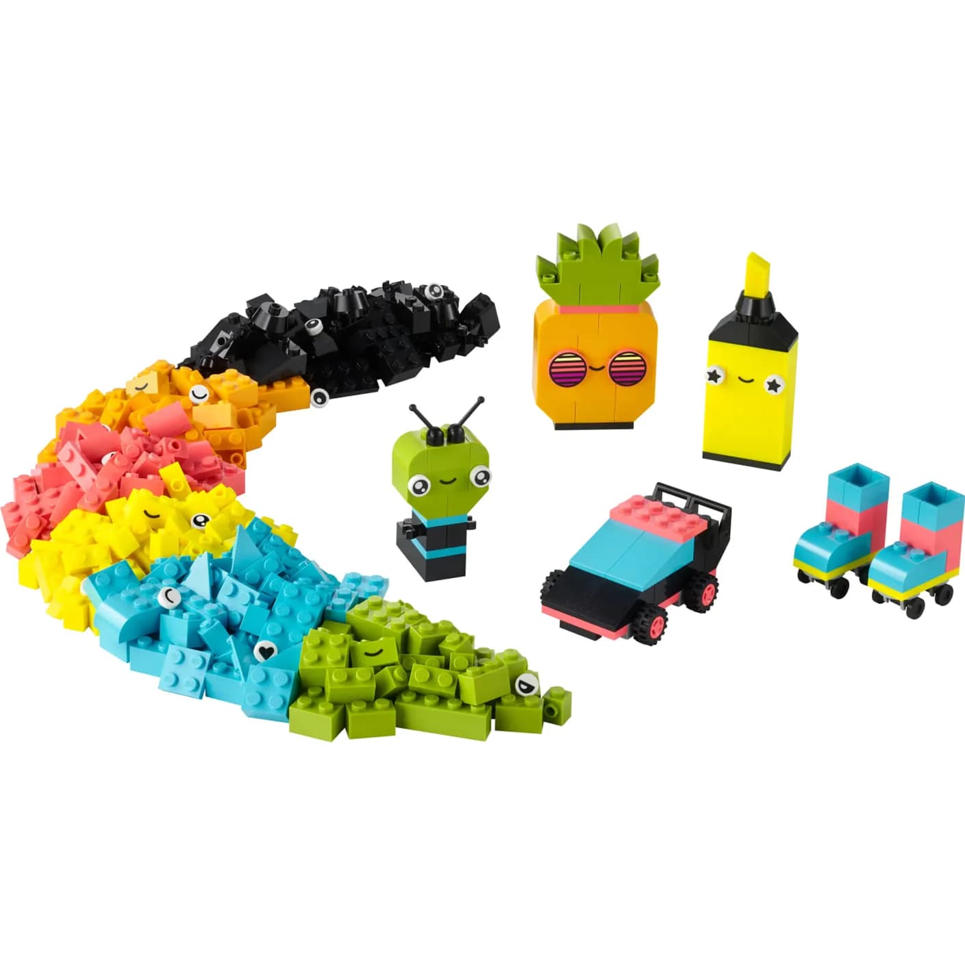 Конструктор Lego Classic Творческое неоновое веселье 333дет 11027 фото 2