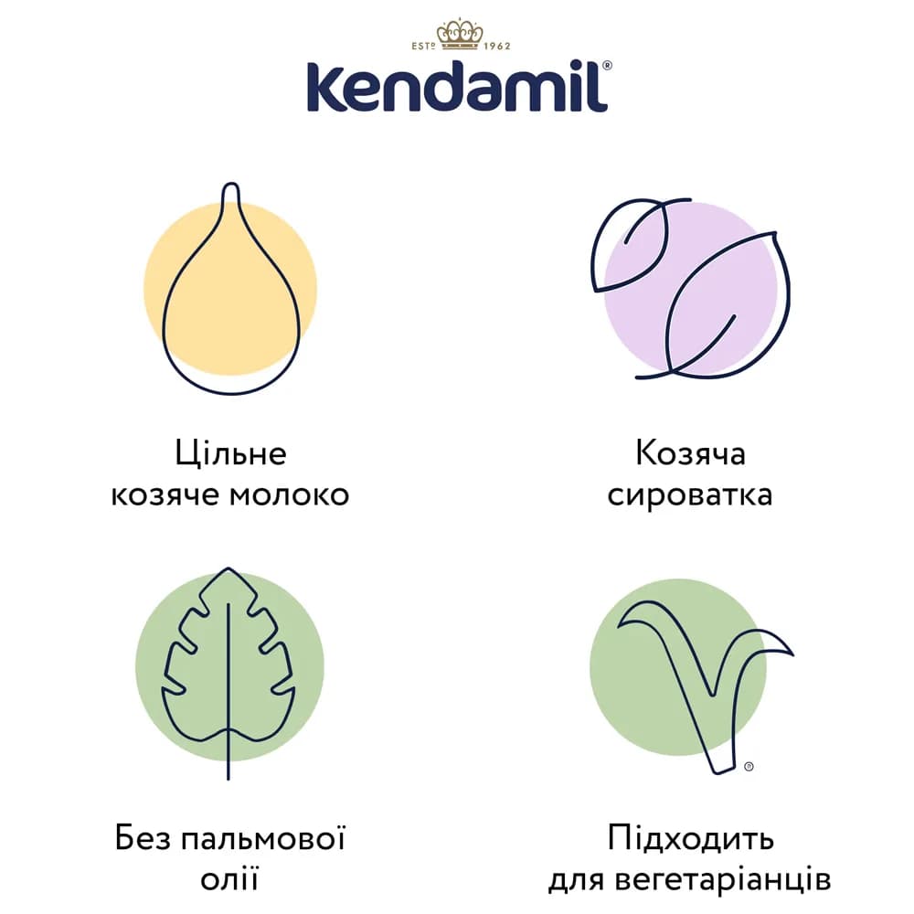 Смесь Kendamil на основе козьего молока 2 800г 92000019 фото 2 Смесь Kendamil на основе козьего молока 2 800г 92000019 фото 2