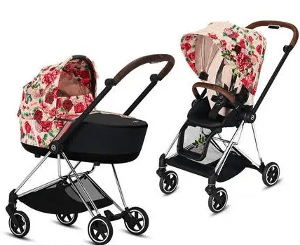 Коляска універсальна 2в1 Cybex Mios 4.0 Spring Blossom Light/Chrome Brown 519004013/3