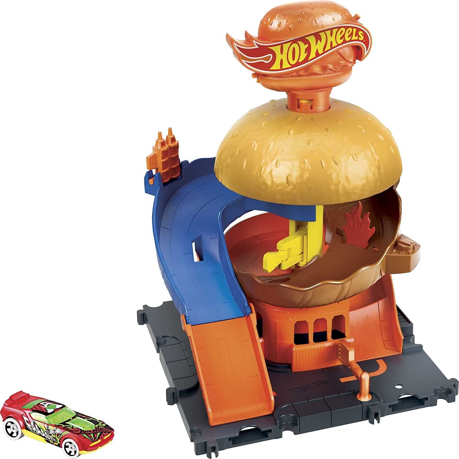 Набір ігровий Hot Wheels Бургерна в центрі міста HDR26 Набір ігровий Hot Wheels Бургерна в центрі міста HDR26