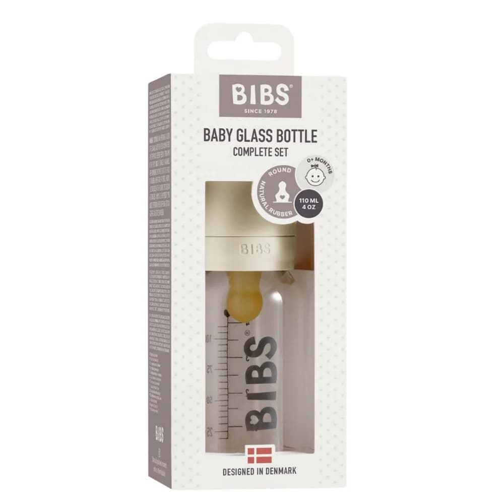 Пляшечка скляна BIBS Ivory 110мл 5013216 фото 4