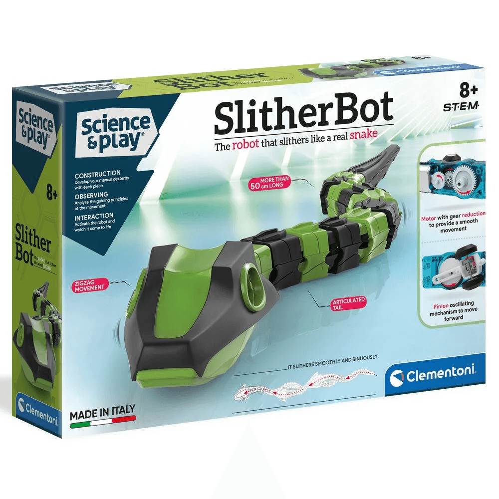 Конструктор Clementoni Робот SlitherBot 40дет 75054