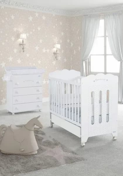 Ліжко дитяче Micuna Bonne Nuit 120х60 см White BONNE NUIT WHITE фото 2 Ліжко дитяче Micuna Bonne Nuit 120х60 см White BONNE NUIT WHITE фото 2
